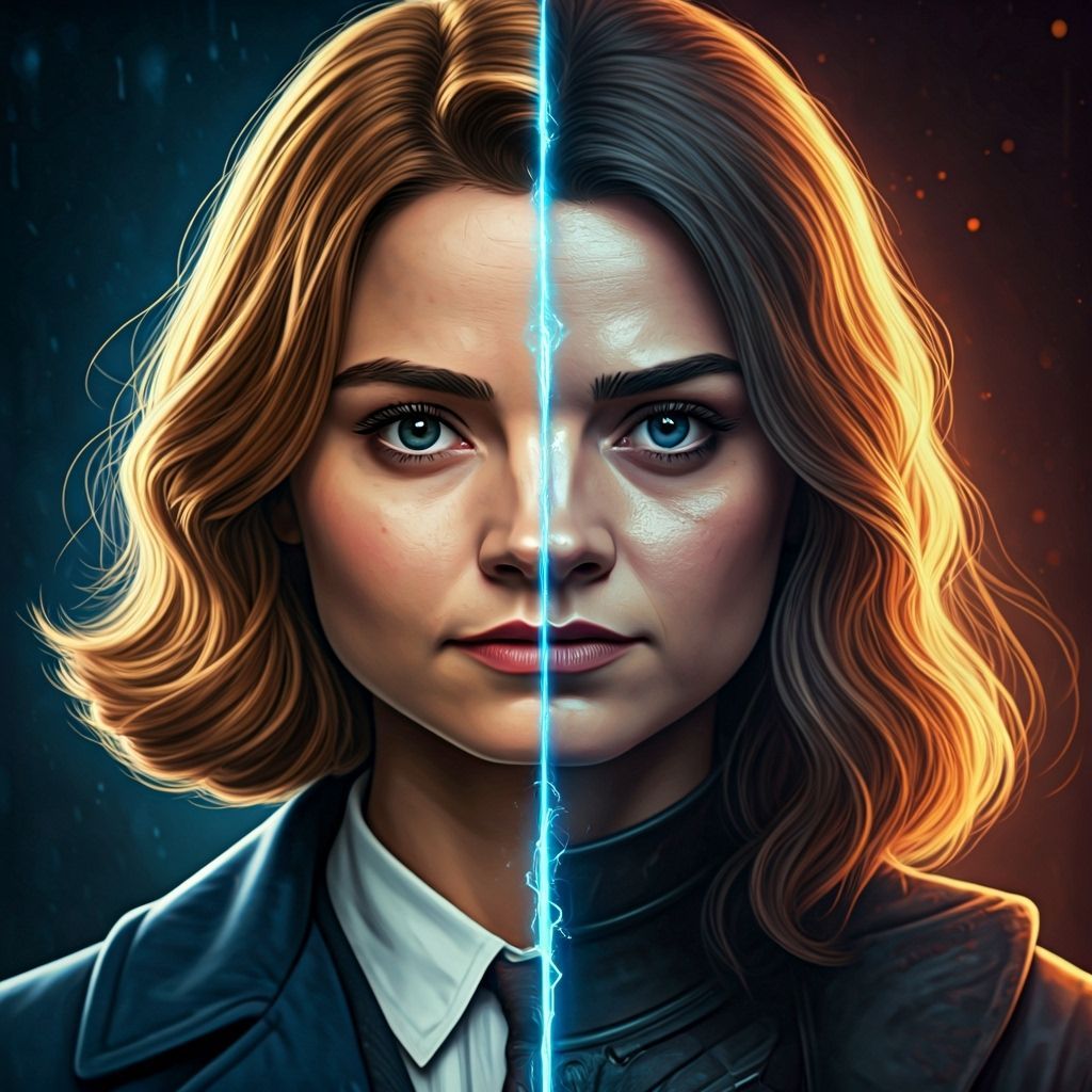 Jenna Coleman & Maisie Williams in Graphic Novel Style