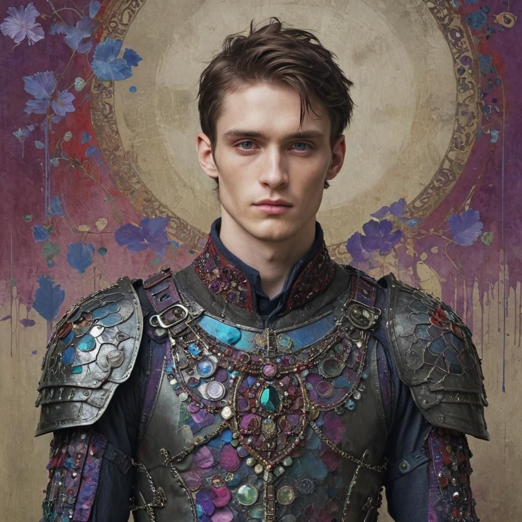 Handsome Knight in Rich Jewel Tones