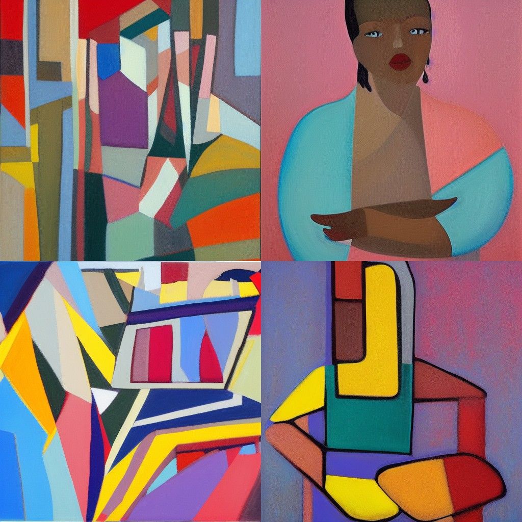 Abstract Expressionist Painting in Kagan Style