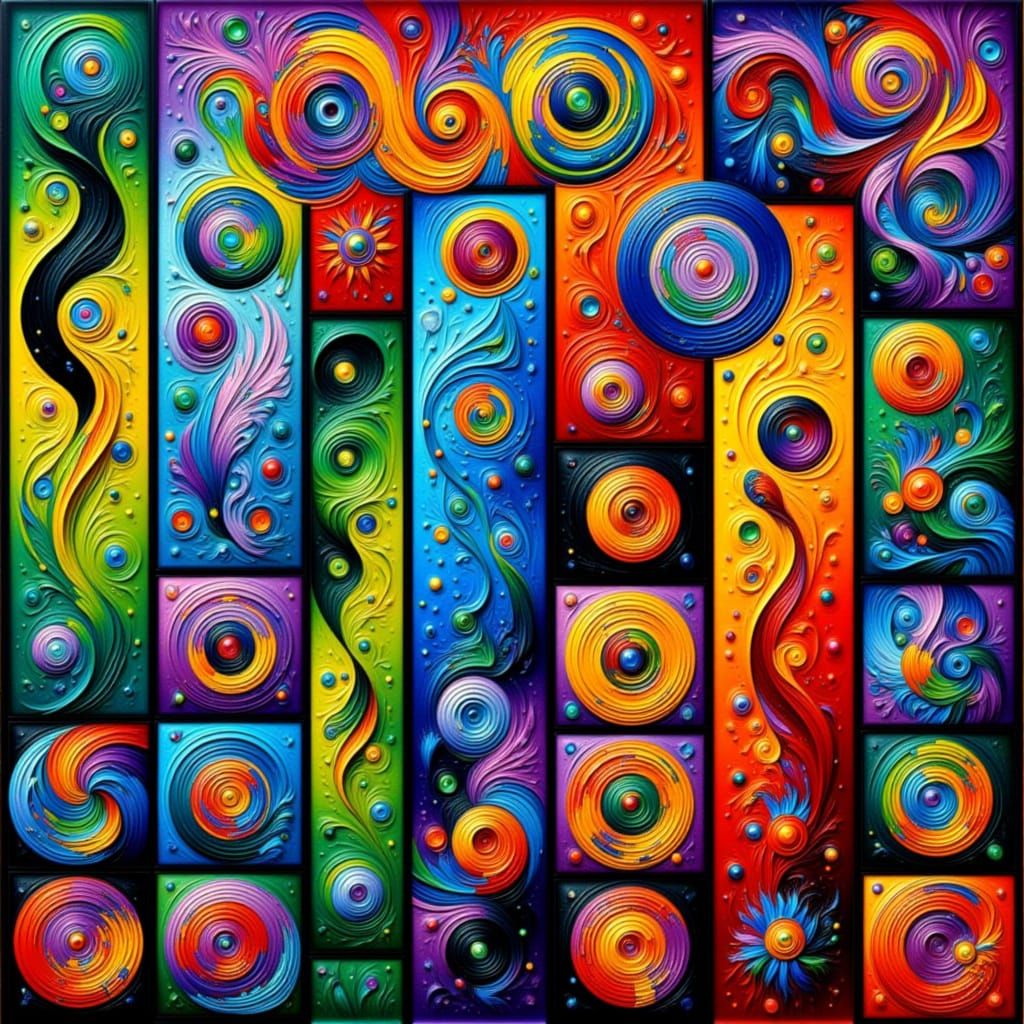 <lora:Surreal:1.0> <lora:Mixing art up:1.0> Abstract geometr...