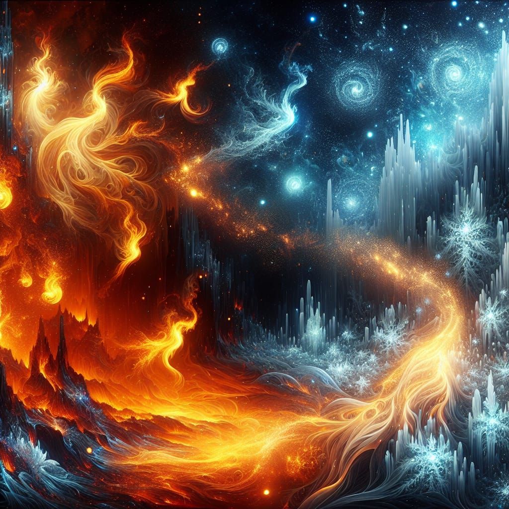 Harmonious Fire and Ice Spirit Realm
