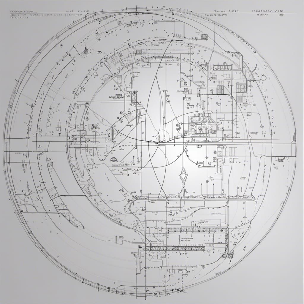 Abstract Graphic Score Inspired by Experimental Music