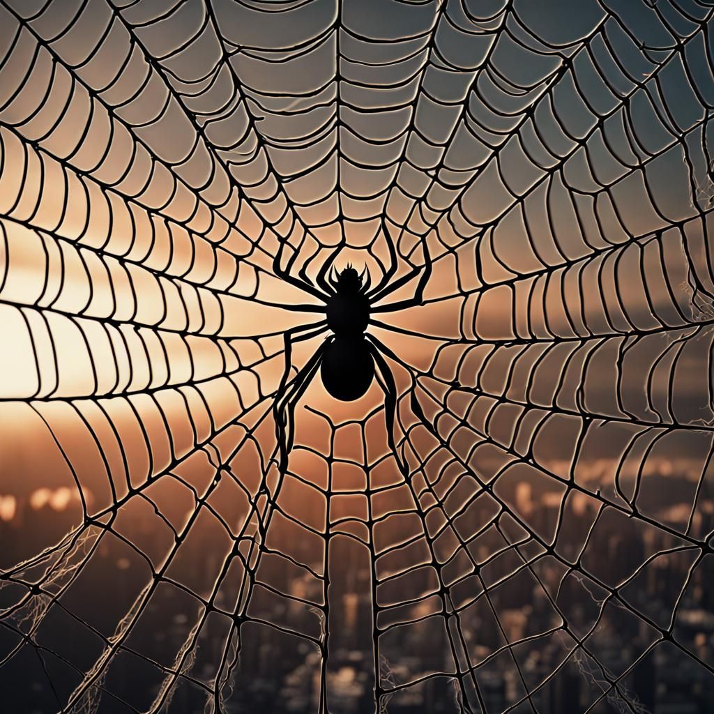 Mystical Spiderwebs in Dark Fantasy Concept Art