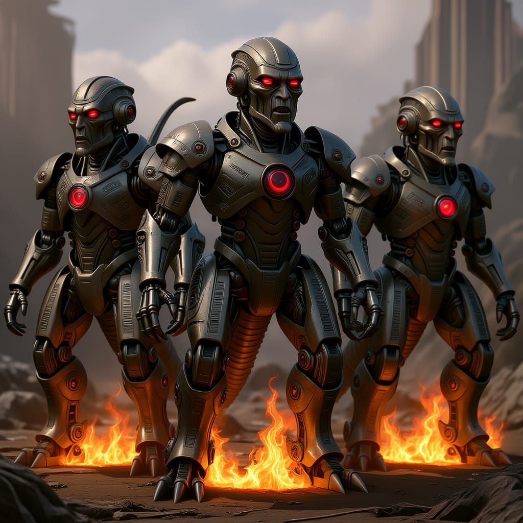 Cybernetic Battle Dinosaurs for Asgardian War