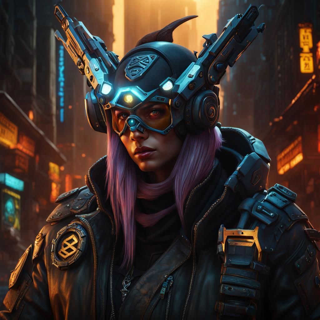Shadowrun Lead Character Concept Art