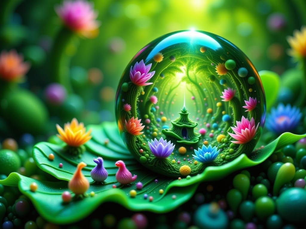 Life in a glass orb 5