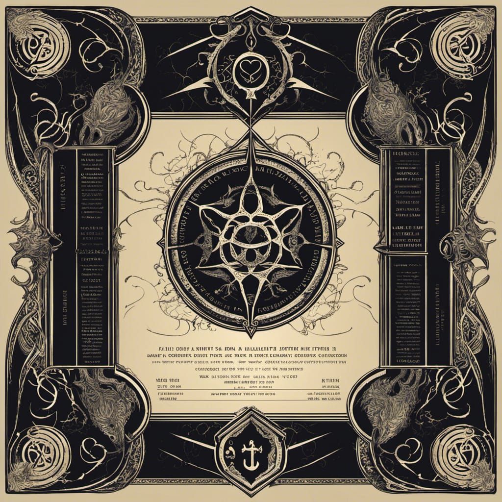 Cultish Lovecraftian Invitation: Typographic Art