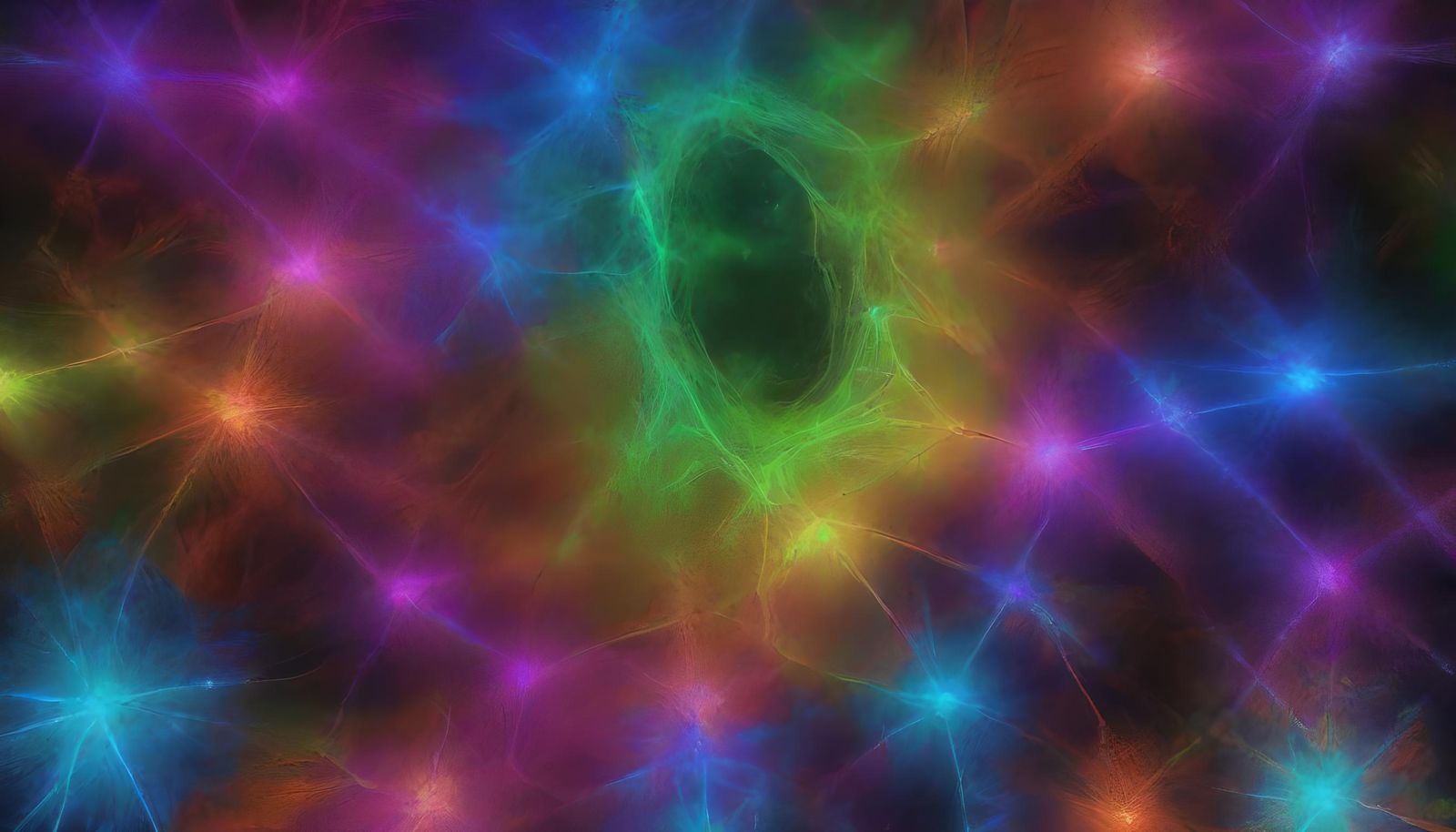 Luminescent Quantum Nanodot Fractal in 3D Graffiti Style