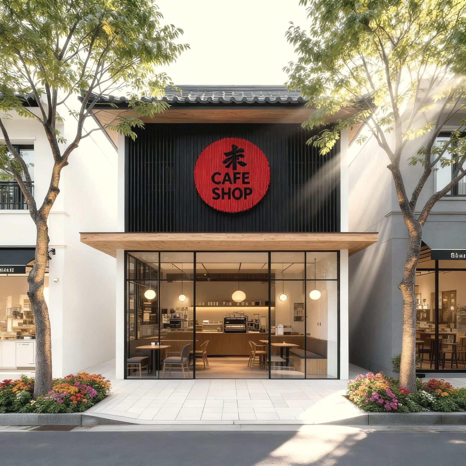 Charming Japanese-Danish Coffee Shop Design