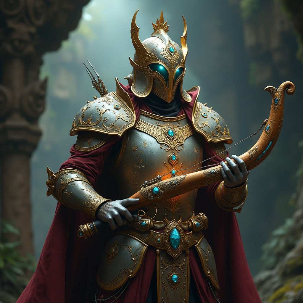 Mystical Automaton Guard in Ornate Armor