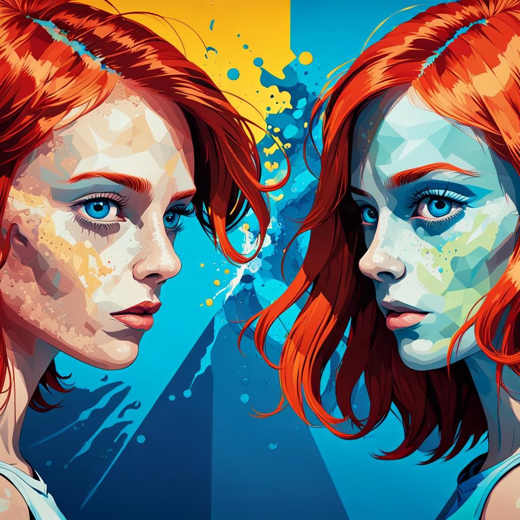 Pop Art: Woman and Her Inner Monster