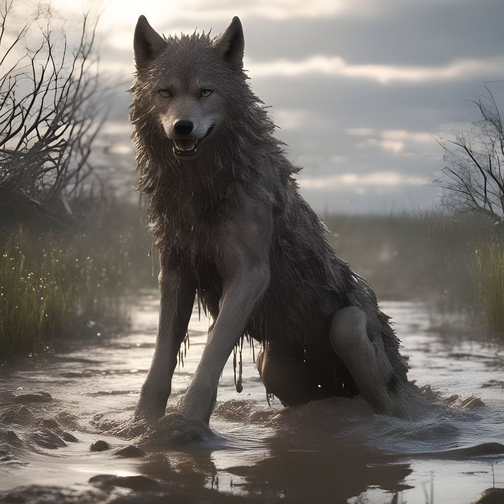 Abstract Close-Up of Natural Mud Textures