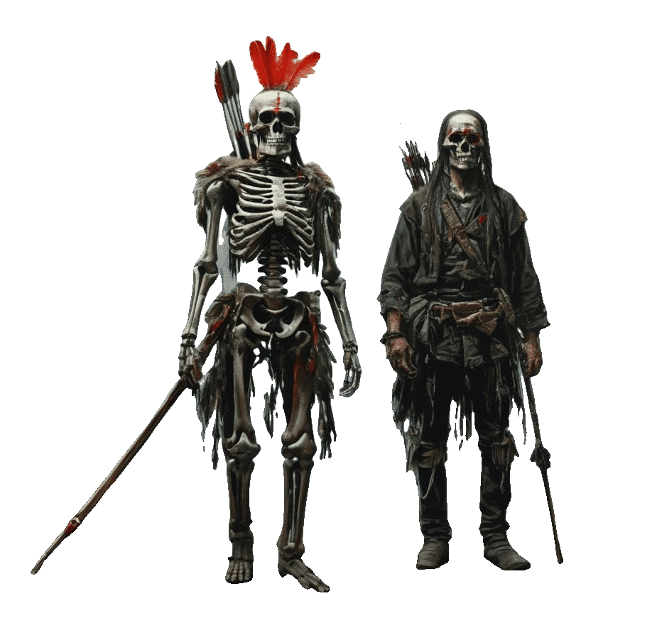 Baykok carried all the trappings of a Chippewa hunter