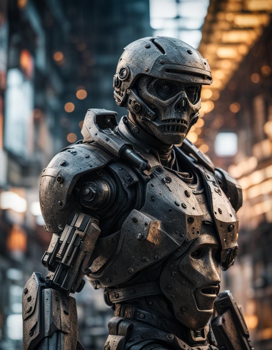 Detailed Cinematic Photograph with Bokeh Effect