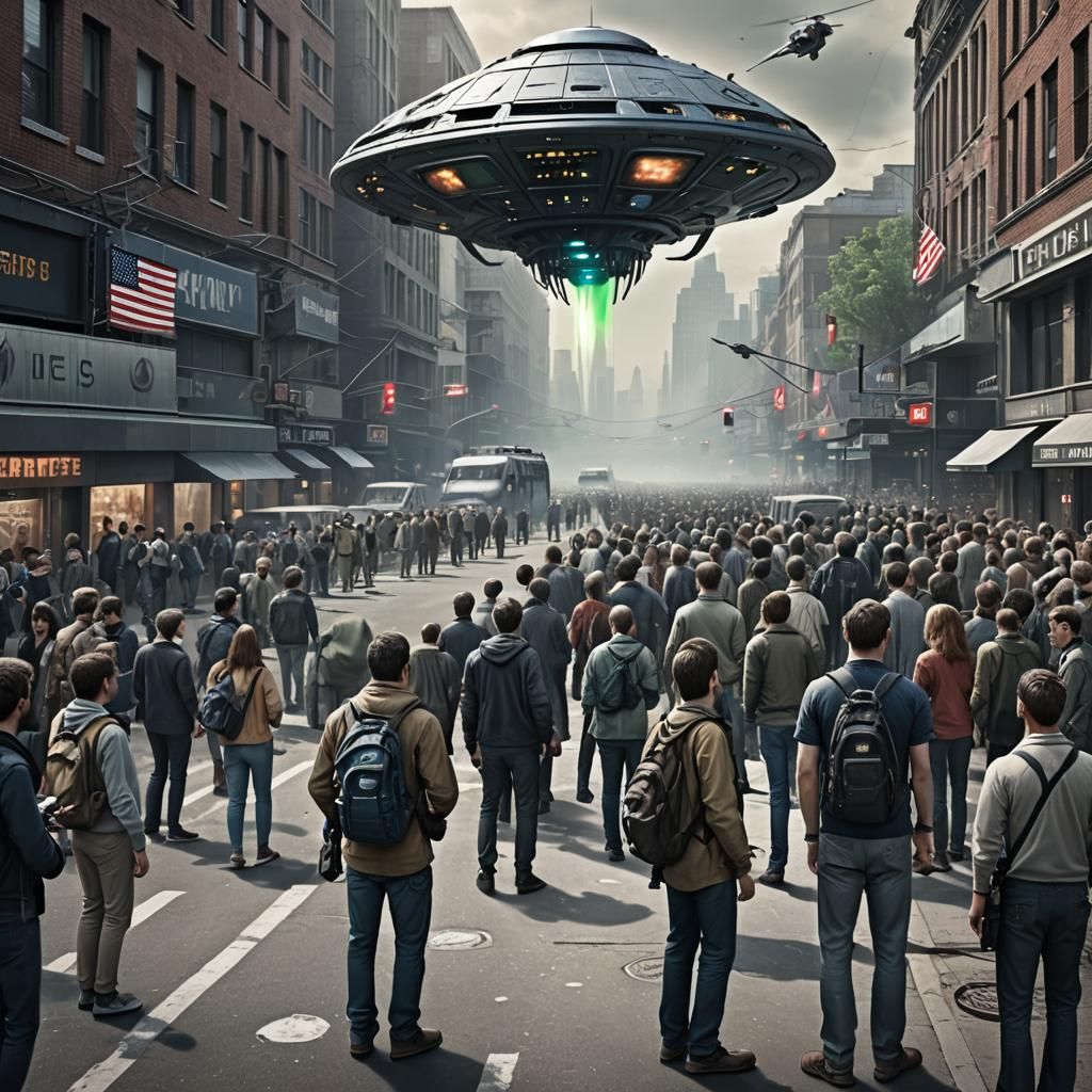 News Reporter Watches UFOs Approach