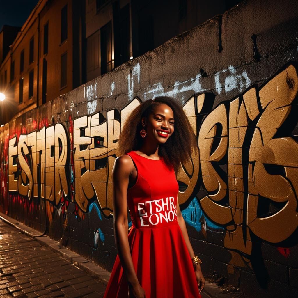 Graffiti Art: Esther Enos on City Wall