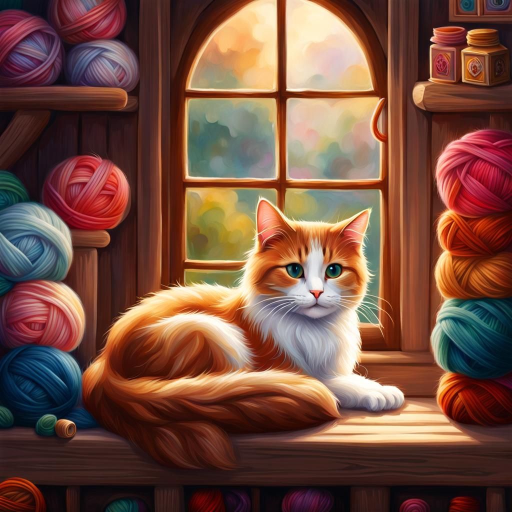 In Grannie's Yarn Store