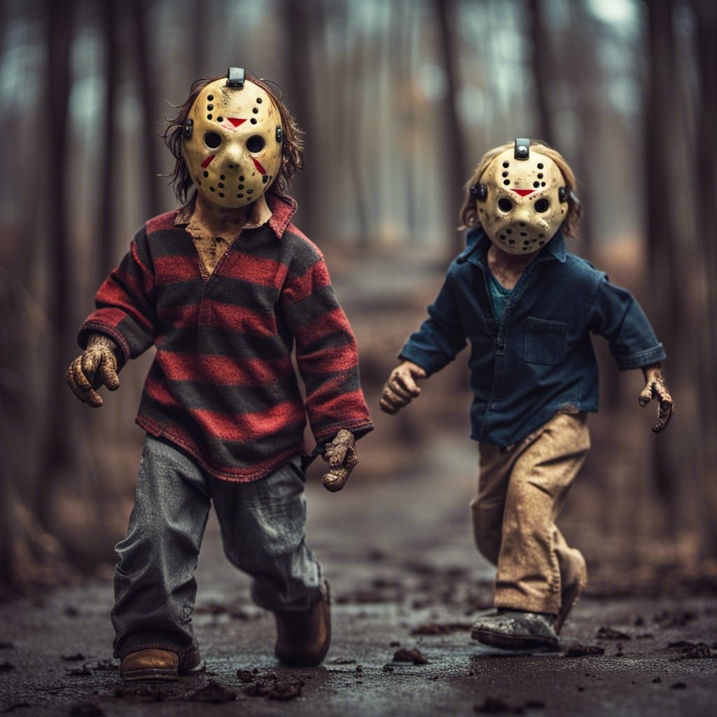 Jason and Freddy's Daycare: A Humorous Scene