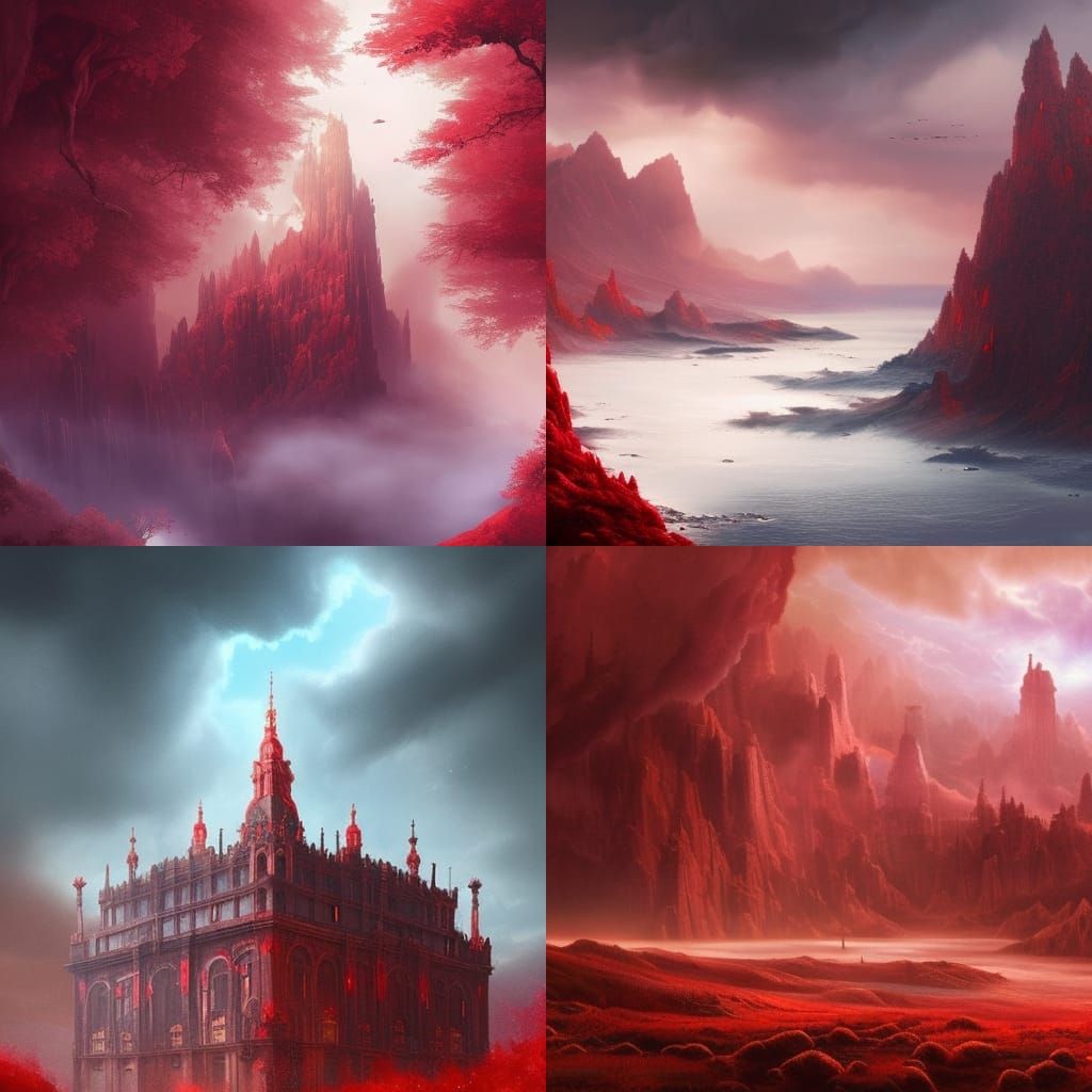 Young Man with Glowing Scythe: Digital Matte Painting