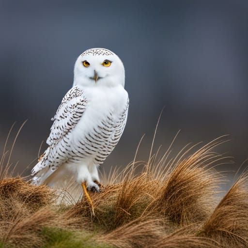 Majestic Snowy Owl Portrait