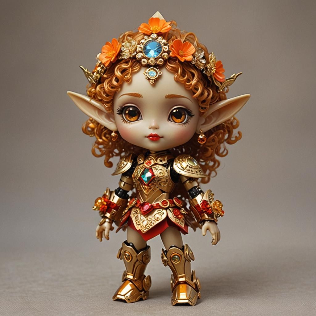 Floral Cyborg-Elf #124