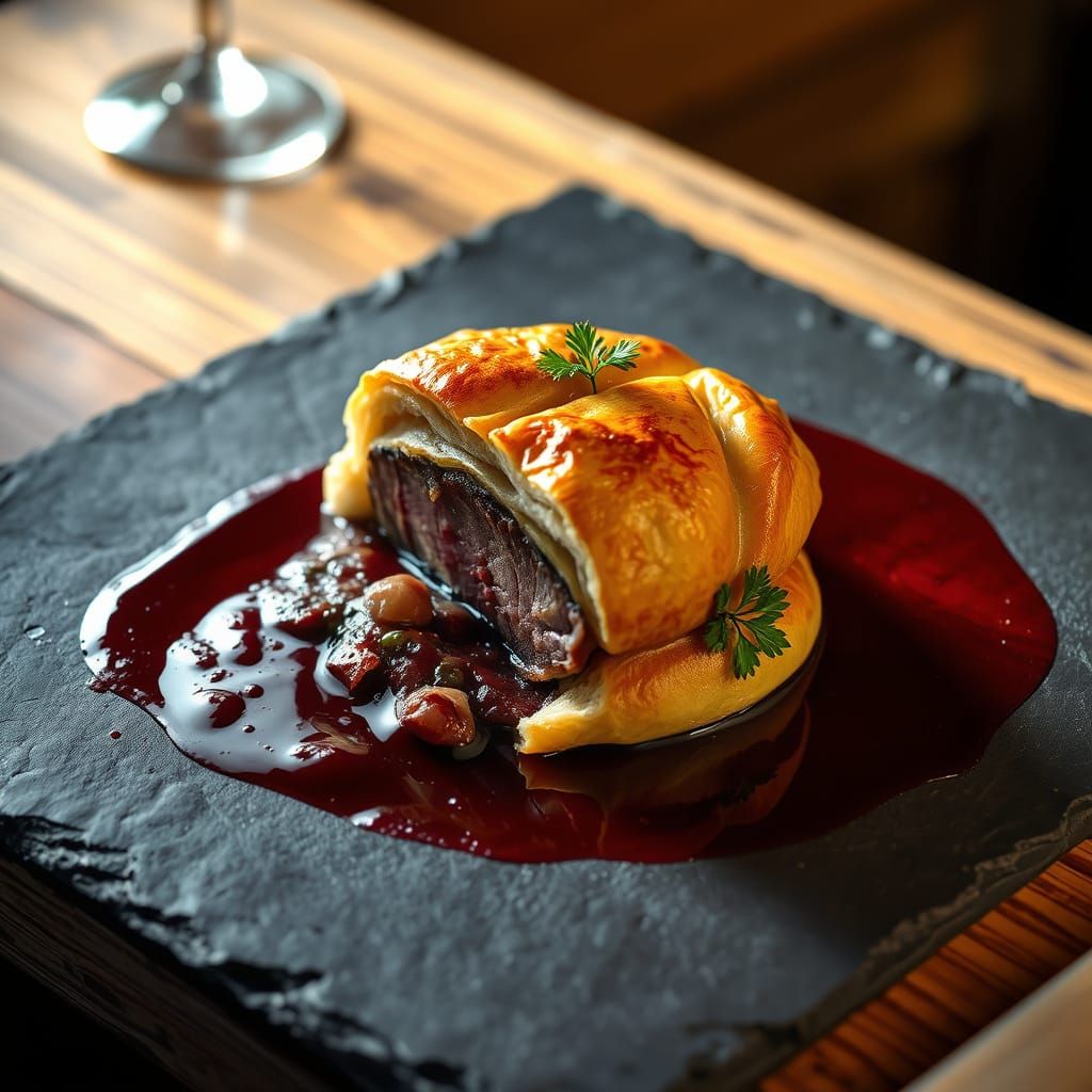 Michelin-Starred Beef Wellington Still Life