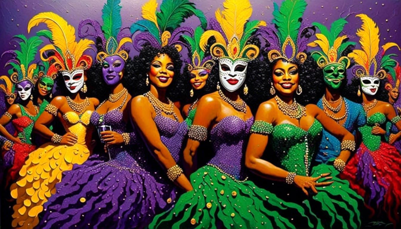 Epic Cajun Mardi Gras Zydeco Masterpiece