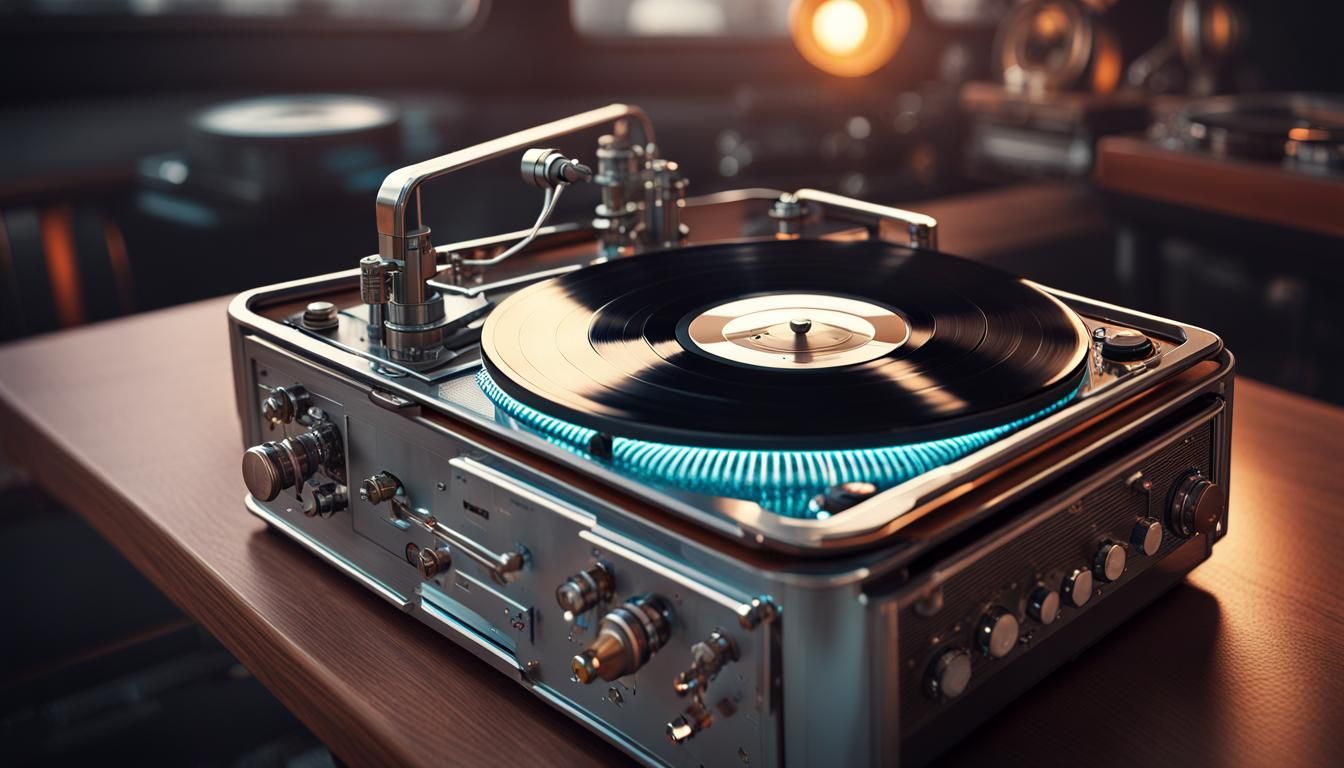 Retro Vinyl Meets Future Audio System