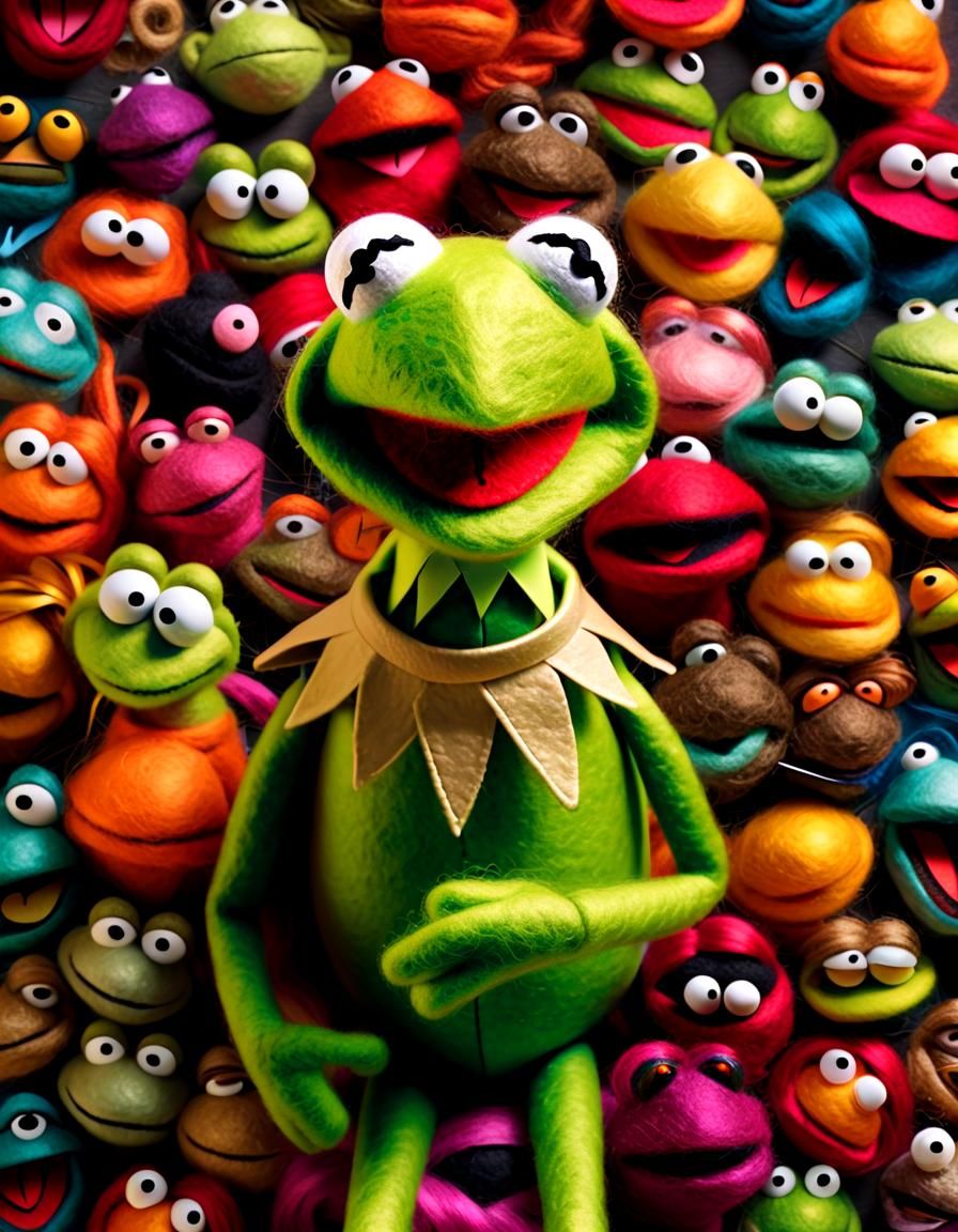 Kermit and frienfs.
