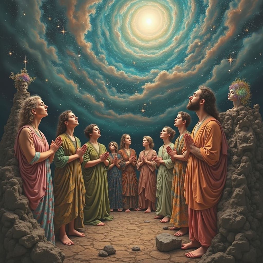 Psychedelic Prayer Under a Binary Star System