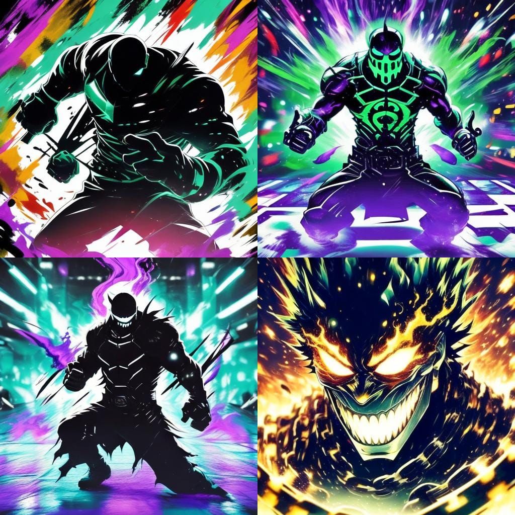 Breakdancer Busting a Move: Digital Illustration