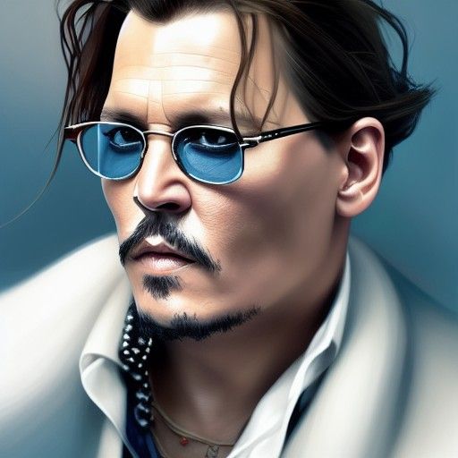 Hyperdetailed Portrait of Johnny Depp