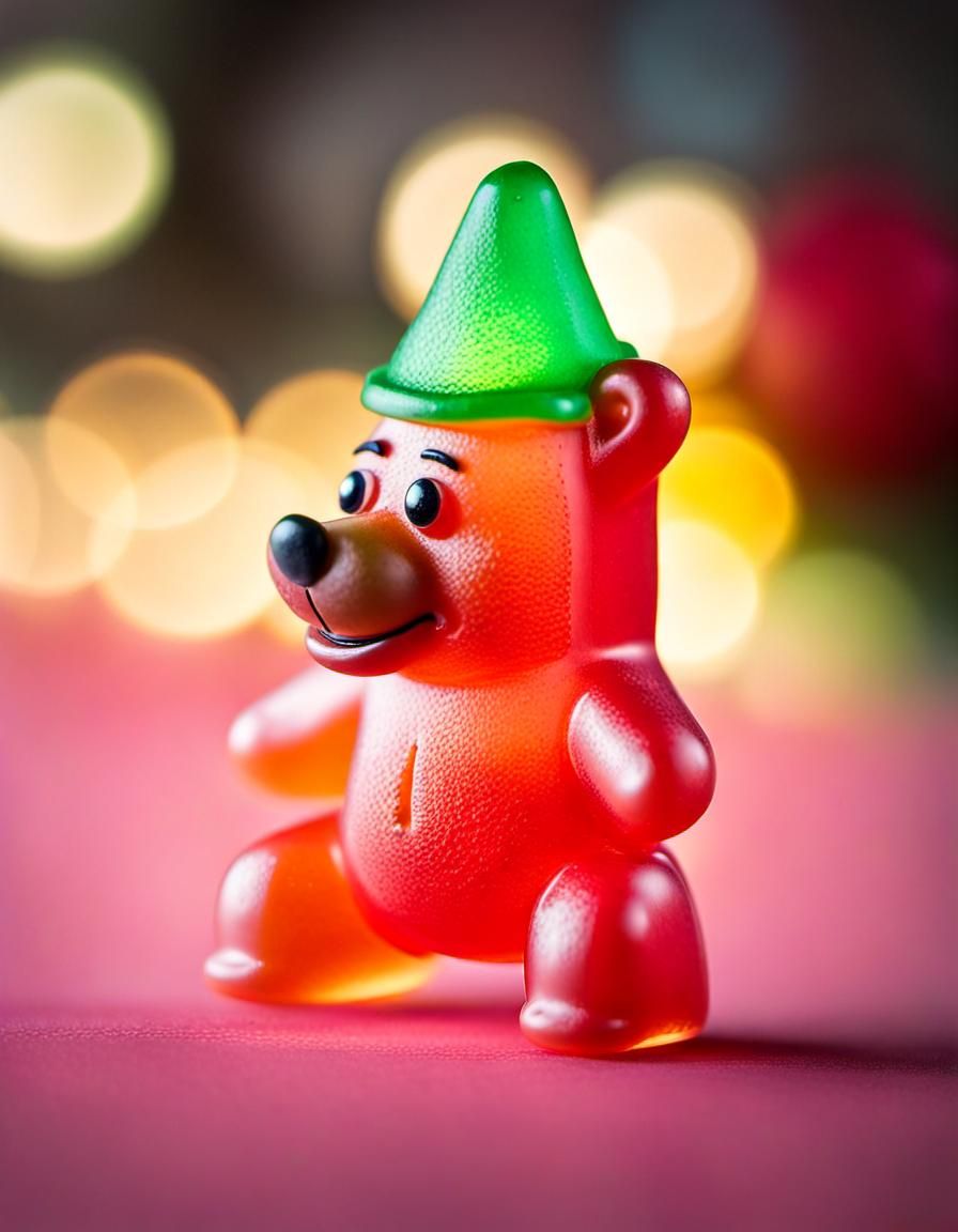 Gummy Patrick Star: Professional Photography