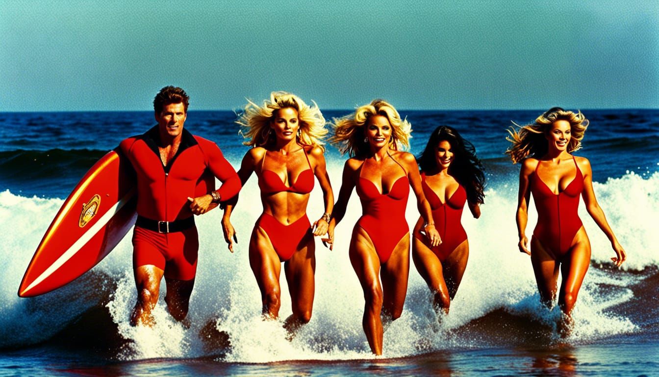 Baywatch: Pamela Anderson, David Hasselhoff, Yasmine Bleeth ...