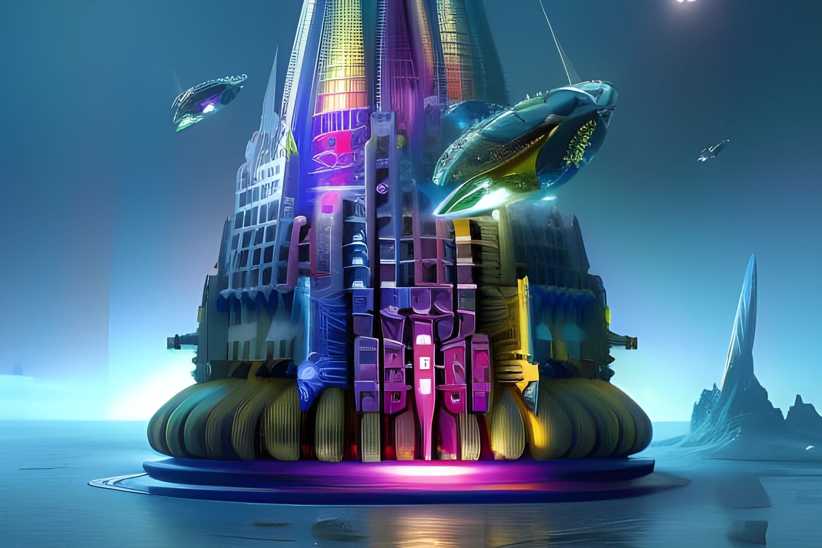 Intricate Polychromatic Geometric Abstract in 8K Resolution