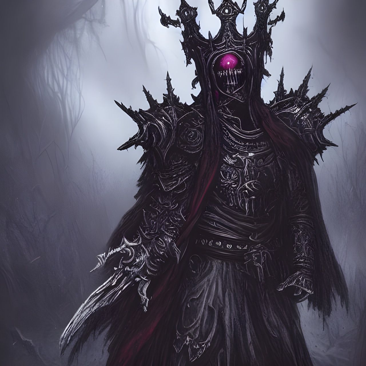 Lich King Rising from Duskull Swamp