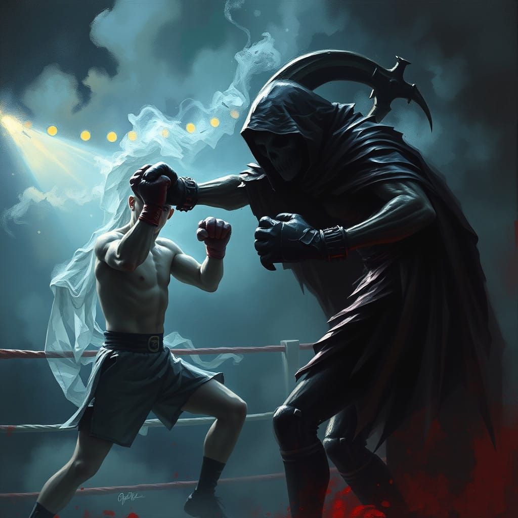 Grim Reaper Enters the Dark Arena