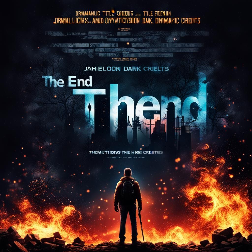 Fictional movie poster: The End