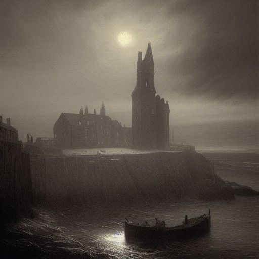 Whitby in Mystical Horror Style