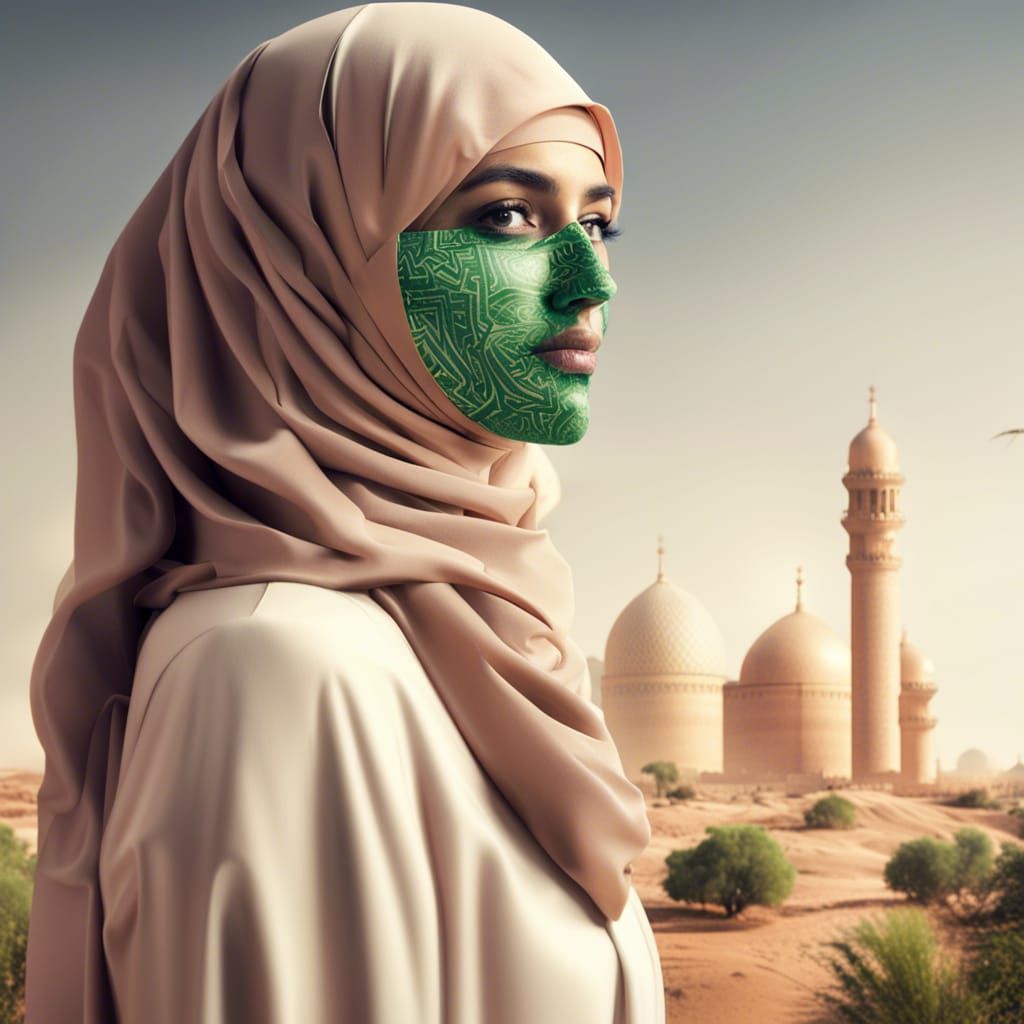 ESG Sustainability Themes with Desert Landscape