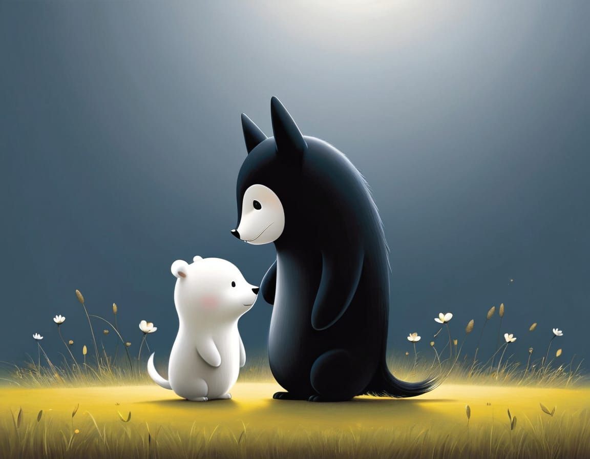 AI Artwork Inspired by Doug Hyde's Style