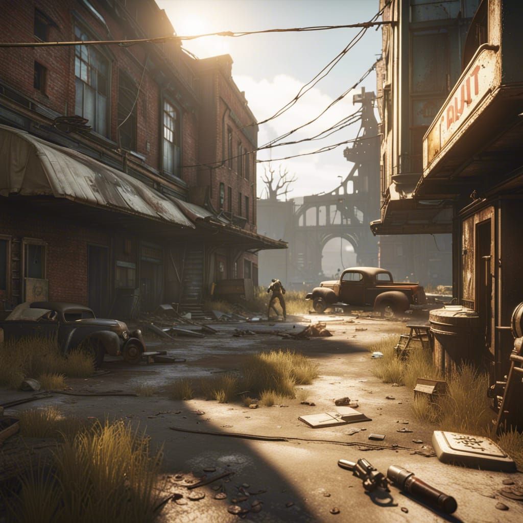 Fallout 4: Epic 3D Game Cinematic Graphics