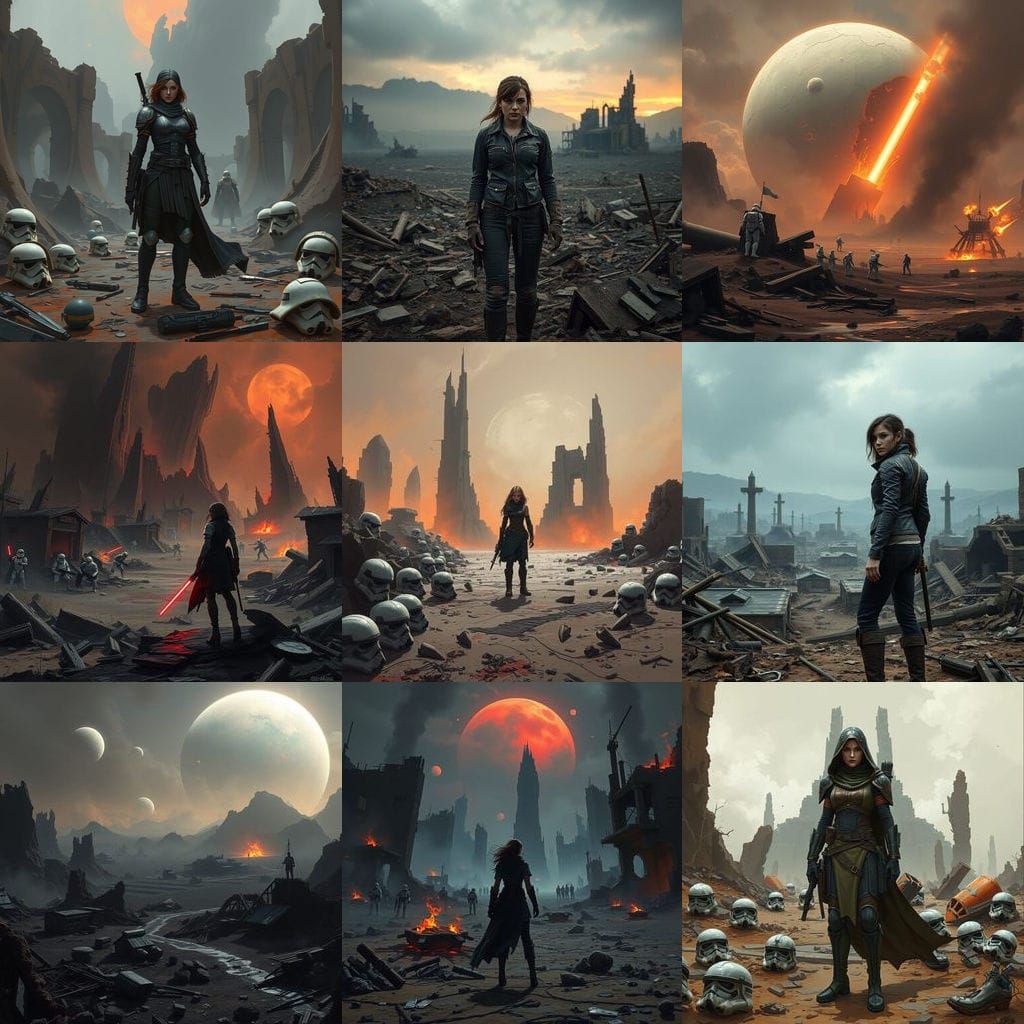 Giraldis Destruction After Stormtrooper Attack