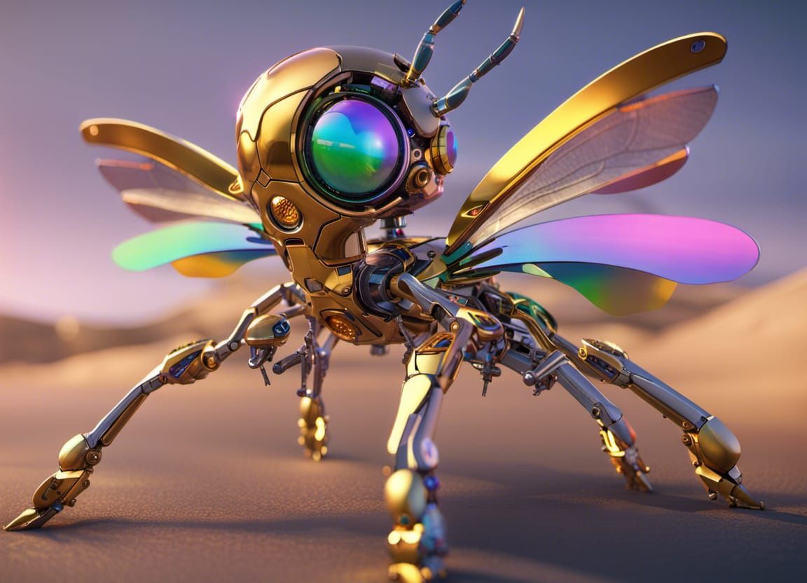 My cute Robot pet strange Dragonfly