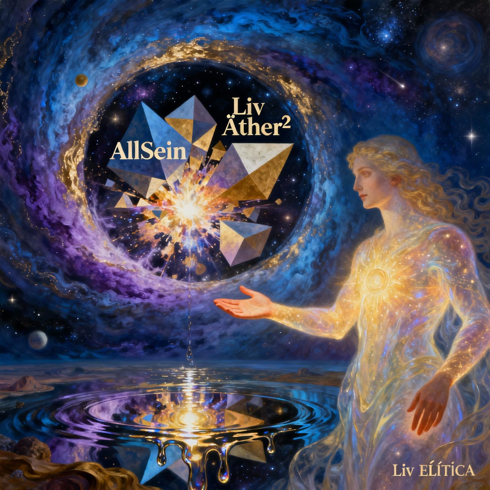 Cosmic Vortex Fusion of AllSein and Aether