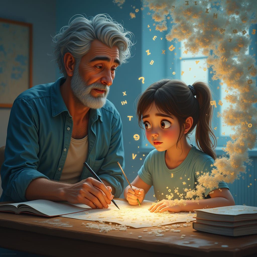 Young Girl Finds Hope with Supportive Teacher in Whimsical L...