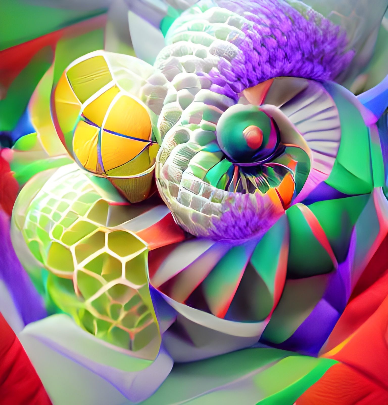 Colorful Sacred Geometry in 8K Resolution