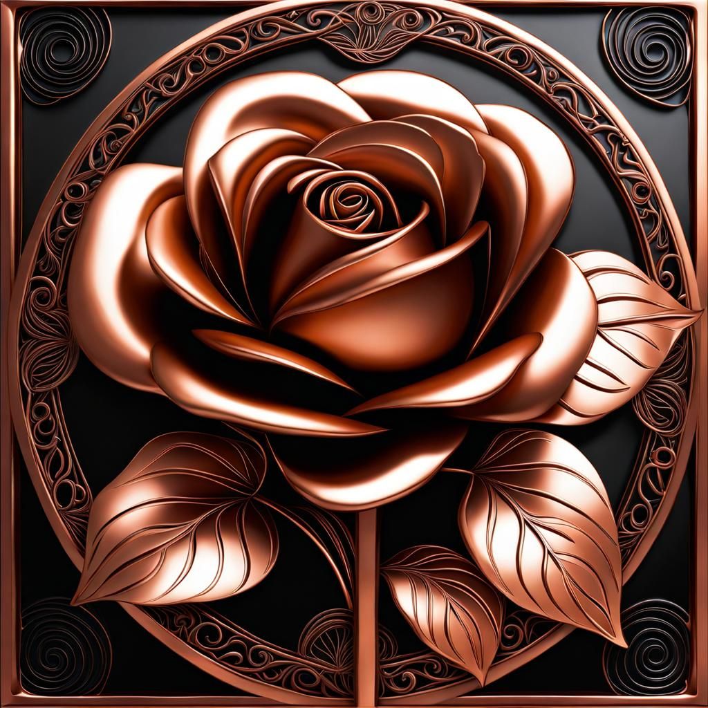 Copper rose