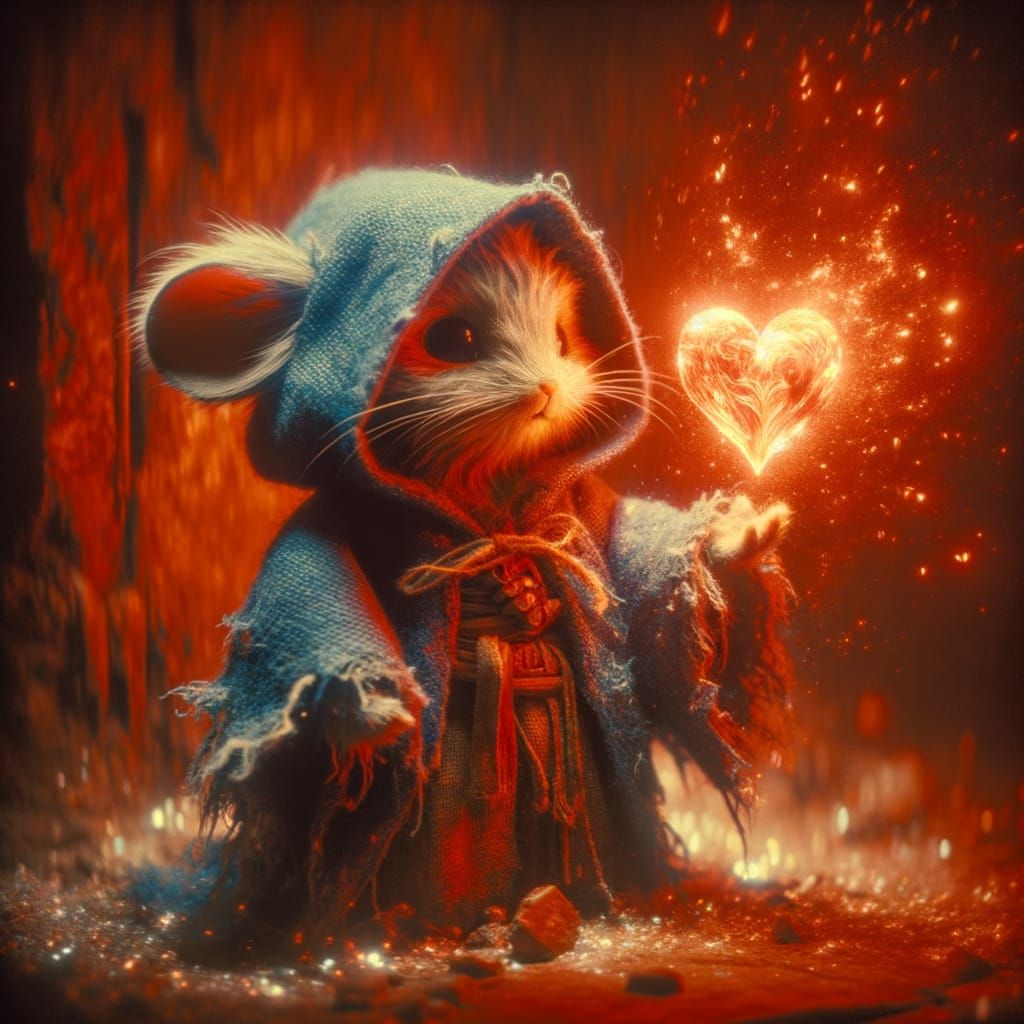 Adorable Mouse Merchant in Magical Cavern