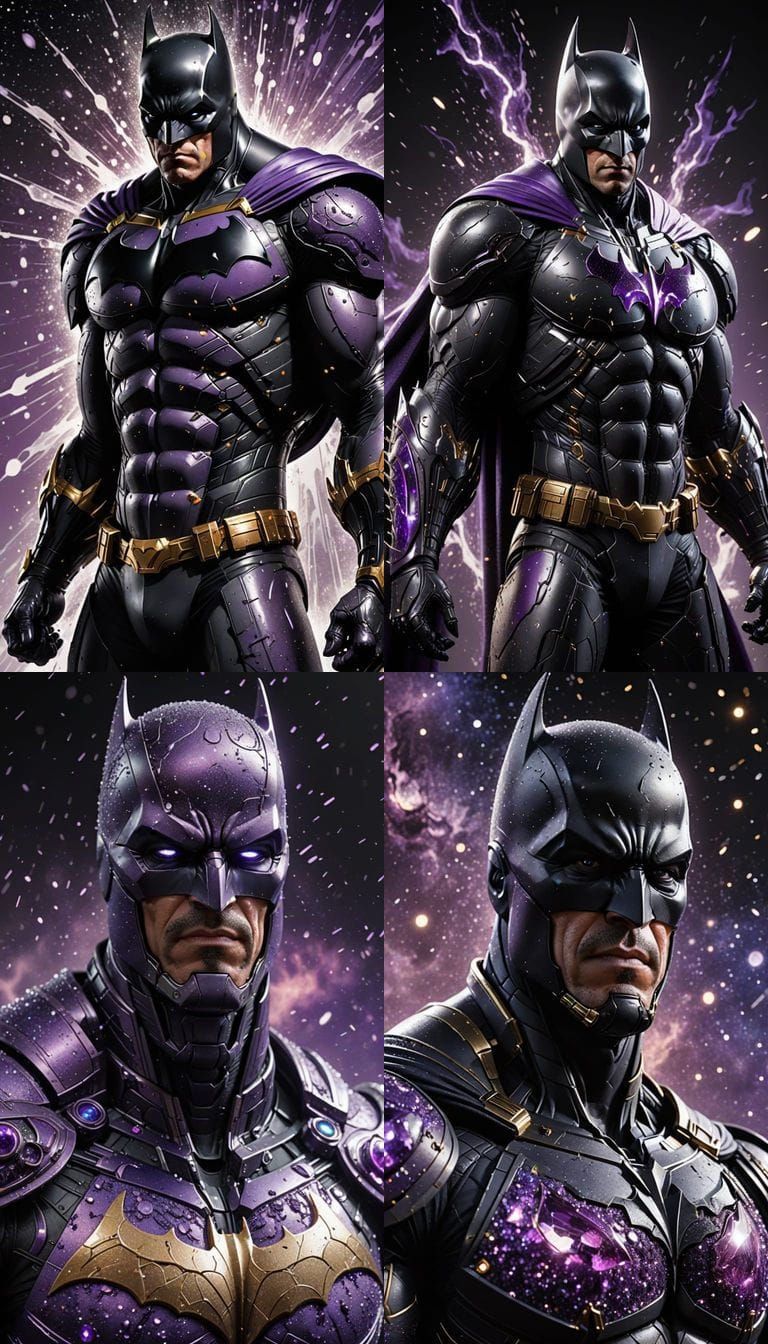 Batman in Cosmic Tyranny: Gothic Dark Knight Meets Celestial...